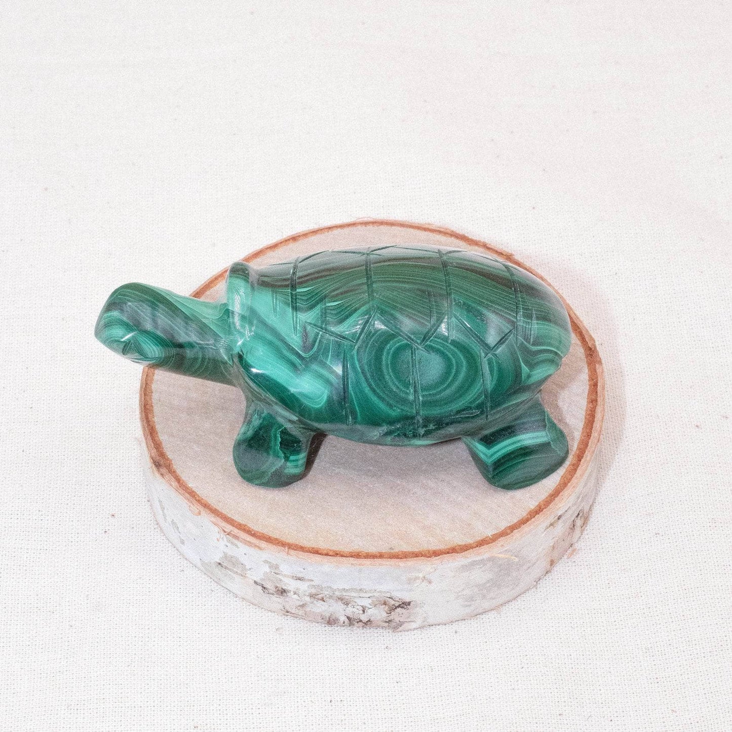 Genuine Malachite Turtles- Hand Carved - 1 of a Kind