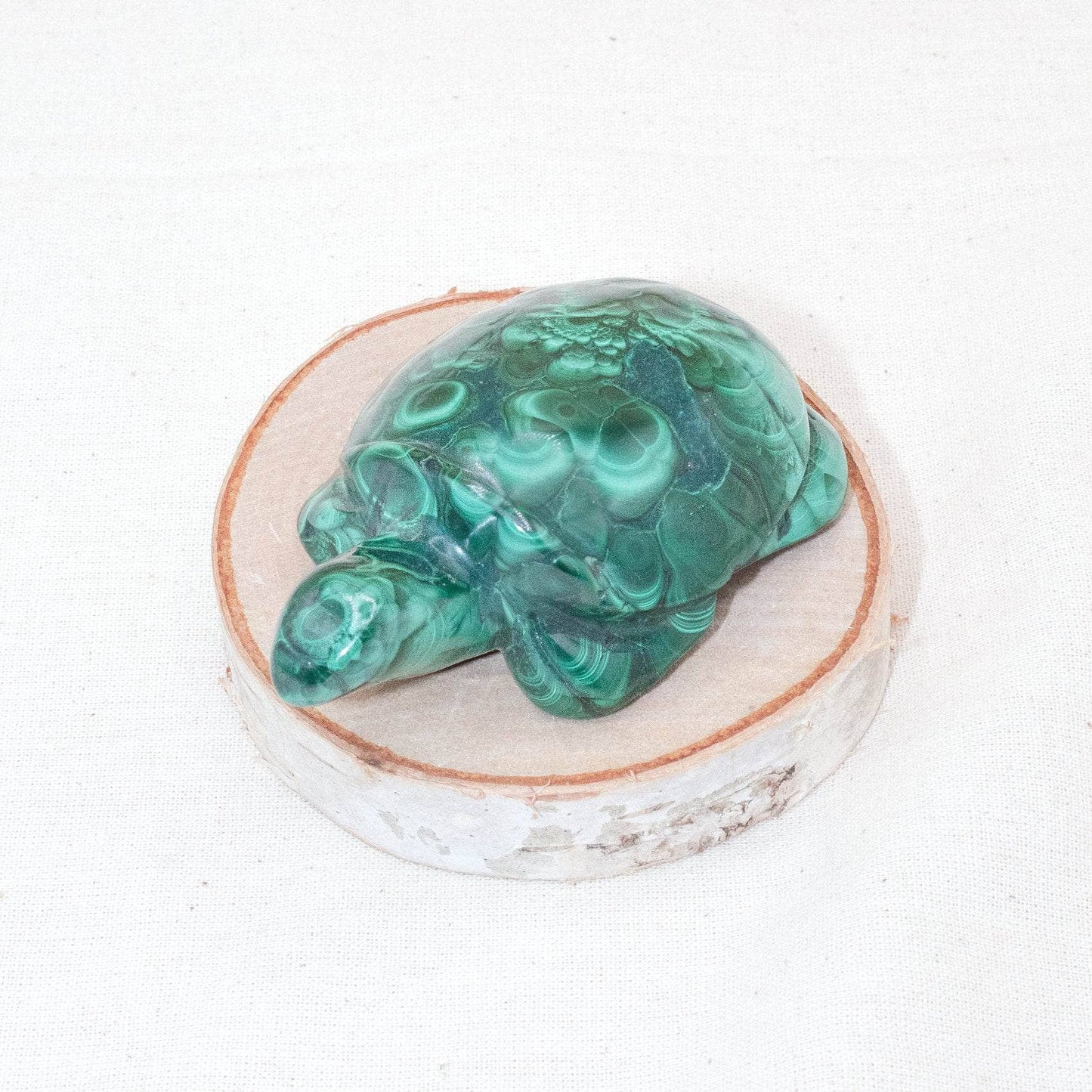 Genuine Malachite Turtles- Hand Carved - 1 of a Kind