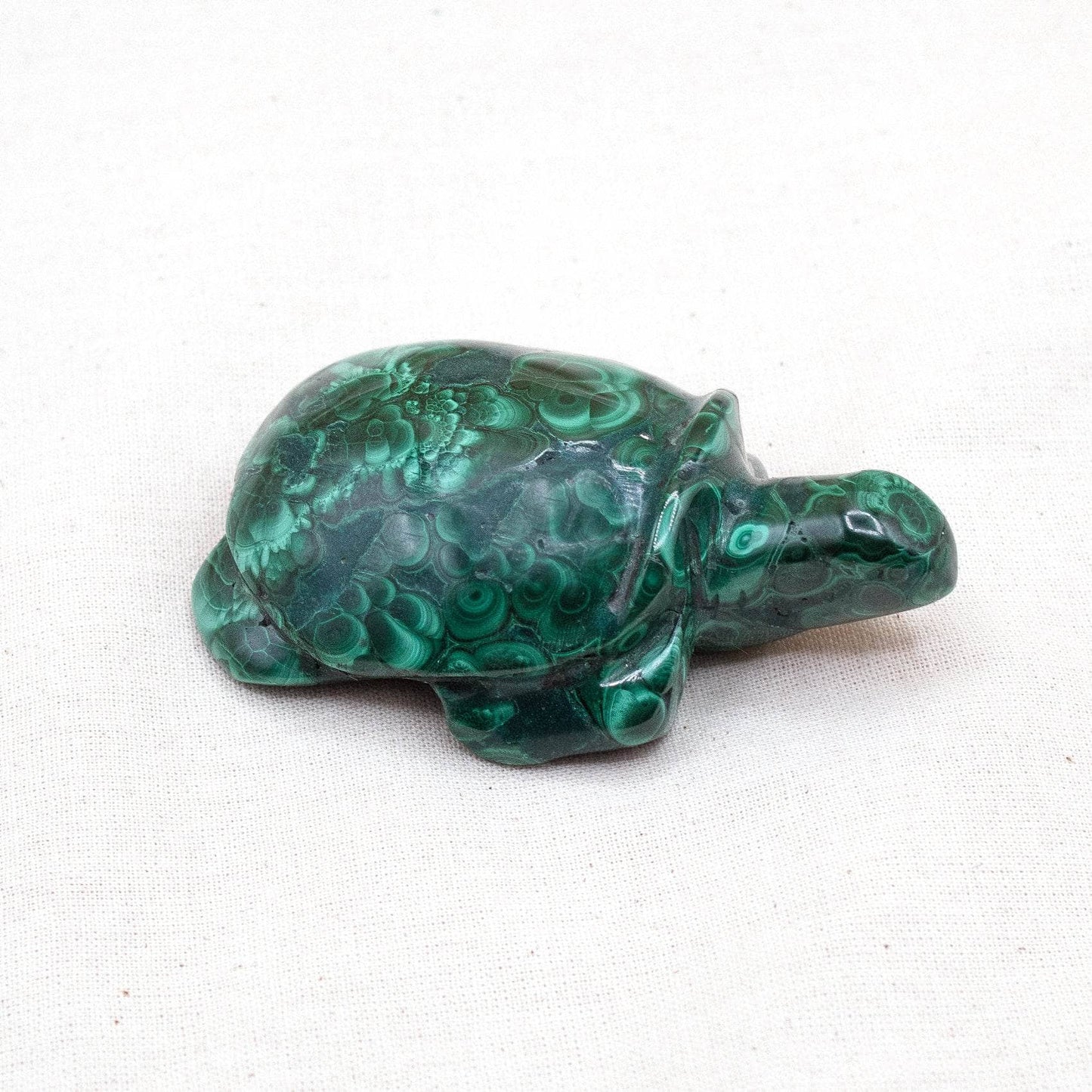 Genuine Malachite Turtles- Hand Carved - 1 of a Kind
