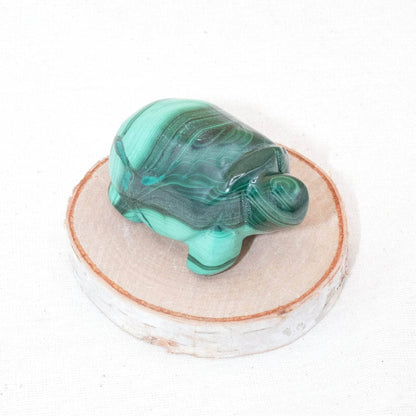 Genuine Malachite Turtles- Hand Carved - 1 of a Kind