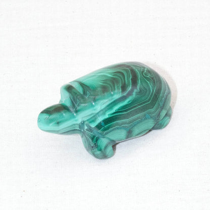 Genuine Malachite Turtles- Hand Carved - 1 of a Kind