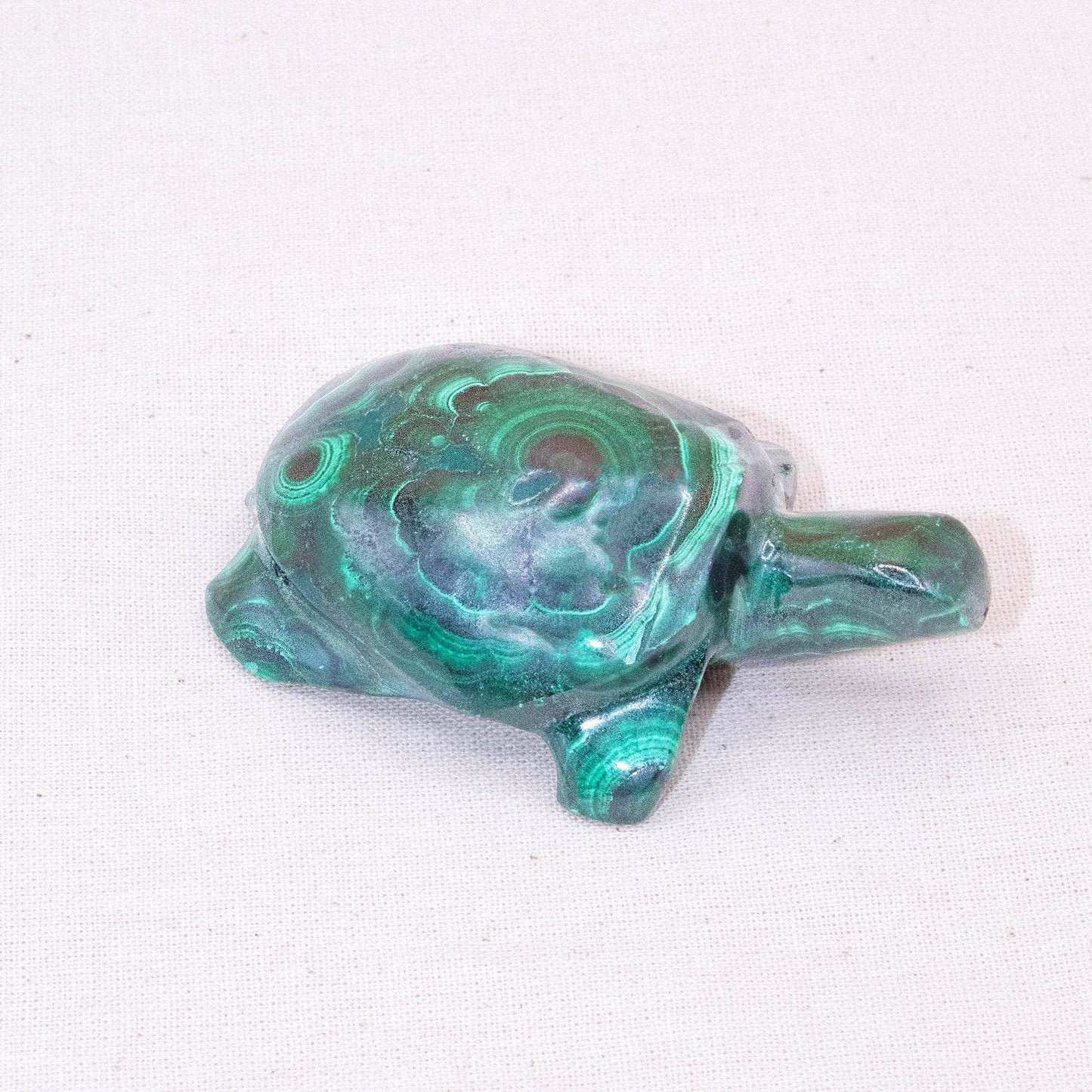 Genuine Malachite Turtles- Hand Carved - 1 of a Kind