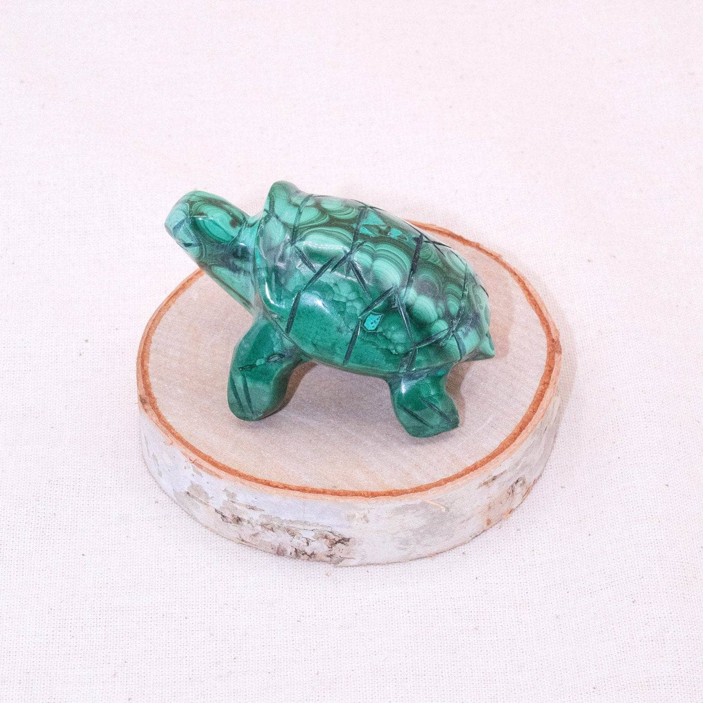 Genuine Malachite Turtles- Hand Carved - 1 of a Kind