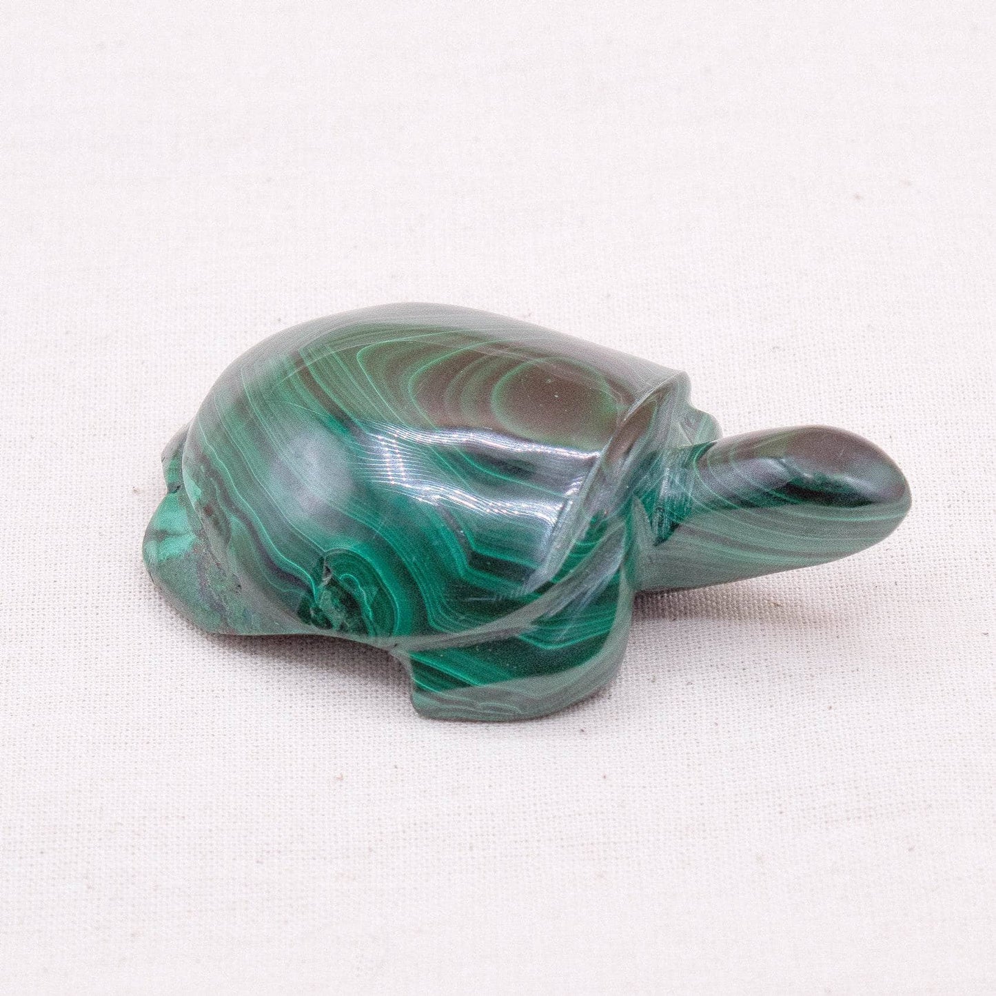 Genuine Malachite Turtles- Hand Carved - 1 of a Kind