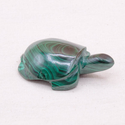 Genuine Malachite Turtles- Hand Carved - 1 of a Kind