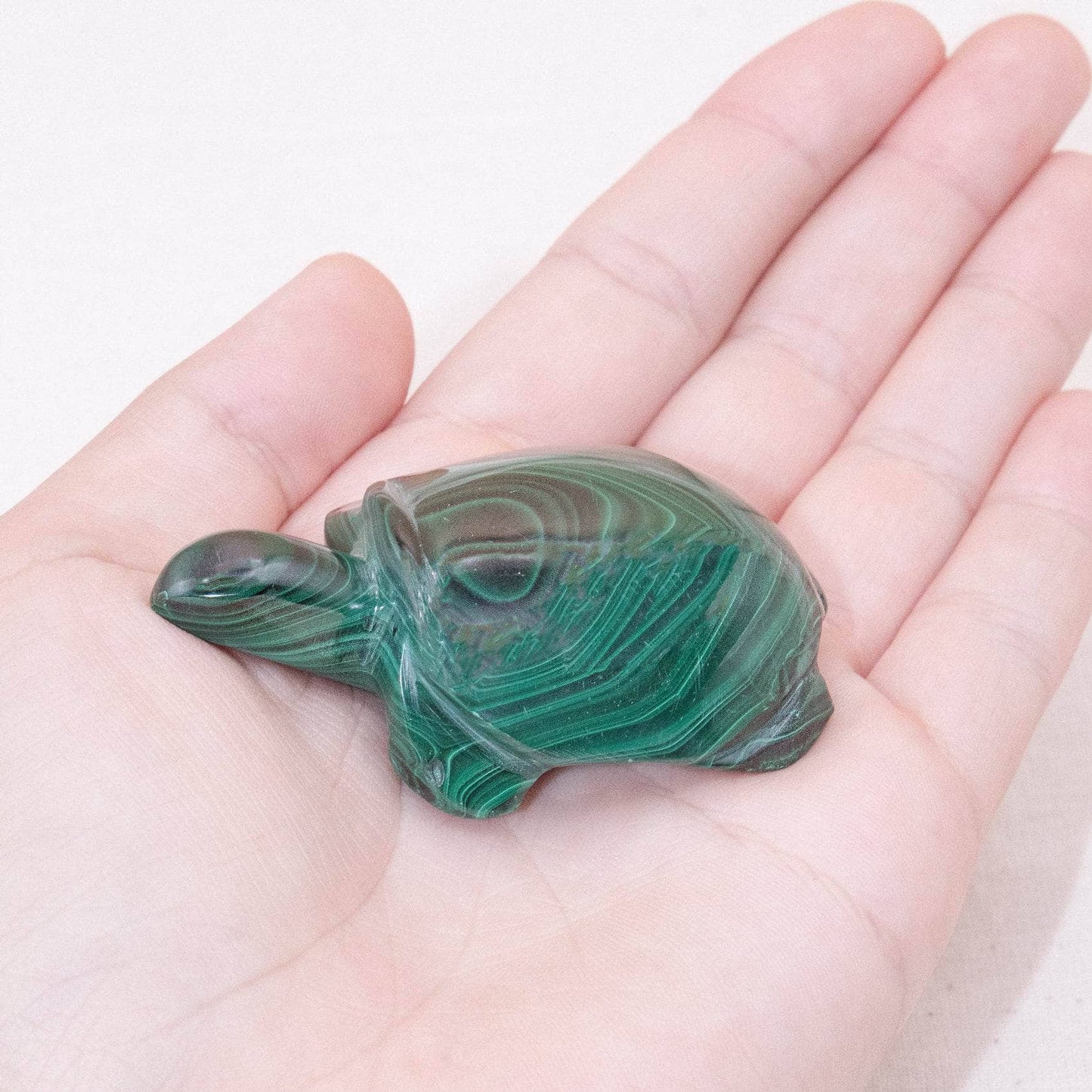 Genuine Malachite Turtles- Hand Carved - 1 of a Kind