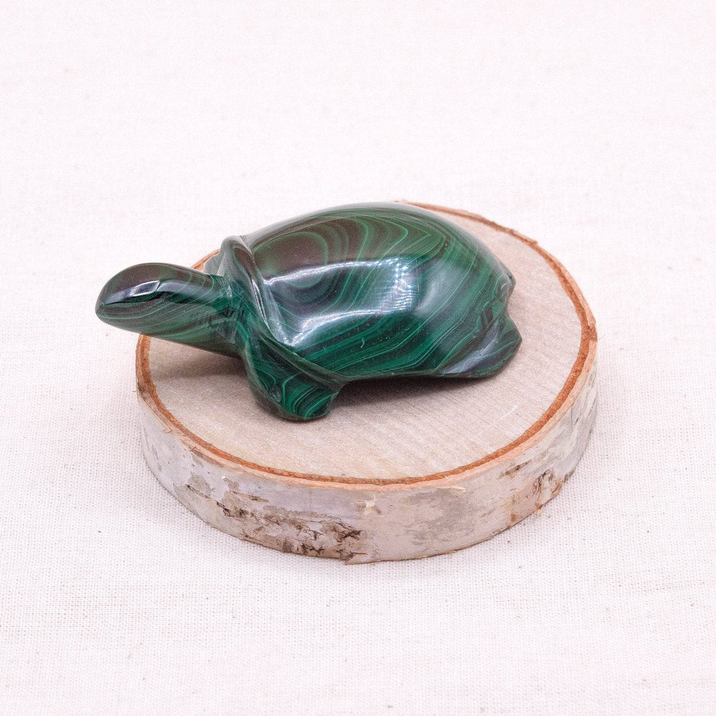 Genuine Malachite Turtles- Hand Carved - 1 of a Kind