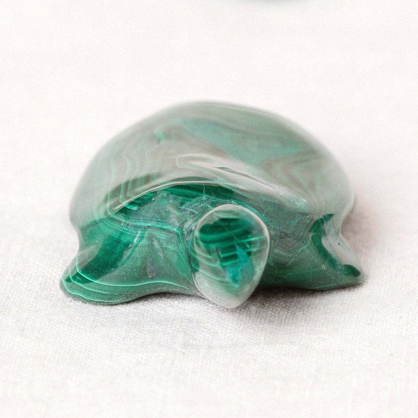 Genuine Malachite Turtles- Hand Carved - 1 of a Kind