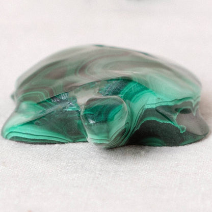Genuine Malachite Turtles- Hand Carved - 1 of a Kind