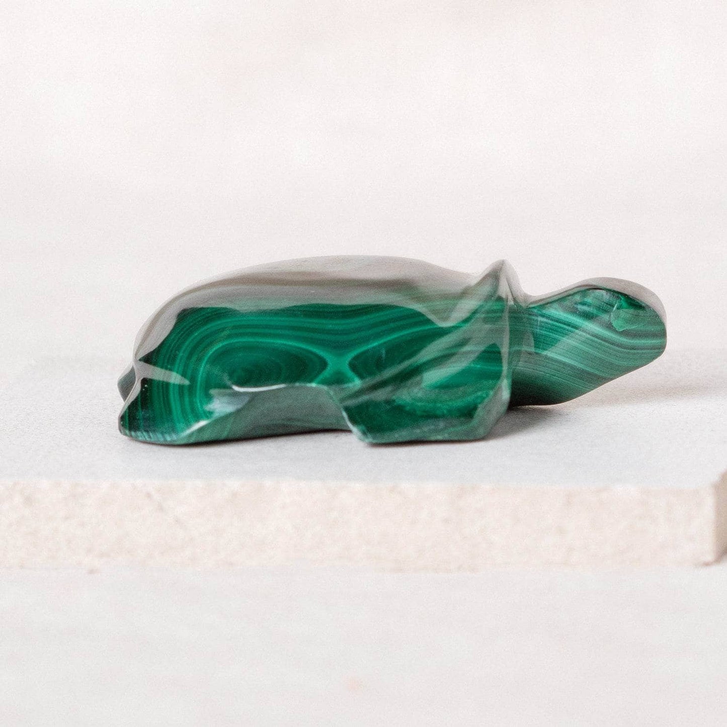 Genuine Malachite Turtles- Hand Carved - 1 of a Kind