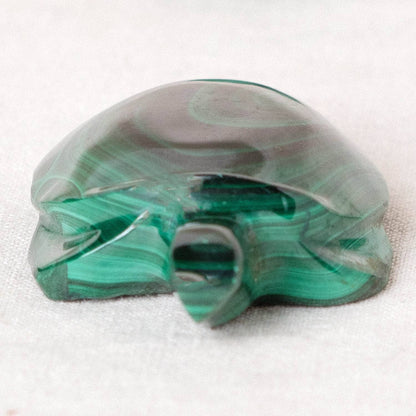 Genuine Malachite Turtles- Hand Carved - 1 of a Kind