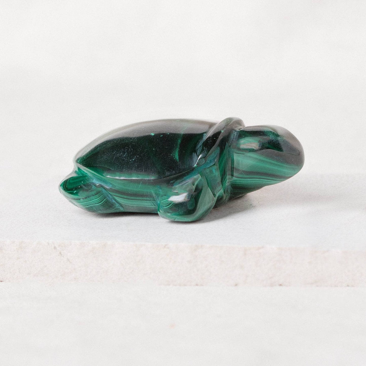 Genuine Malachite Turtles- Hand Carved - 1 of a Kind