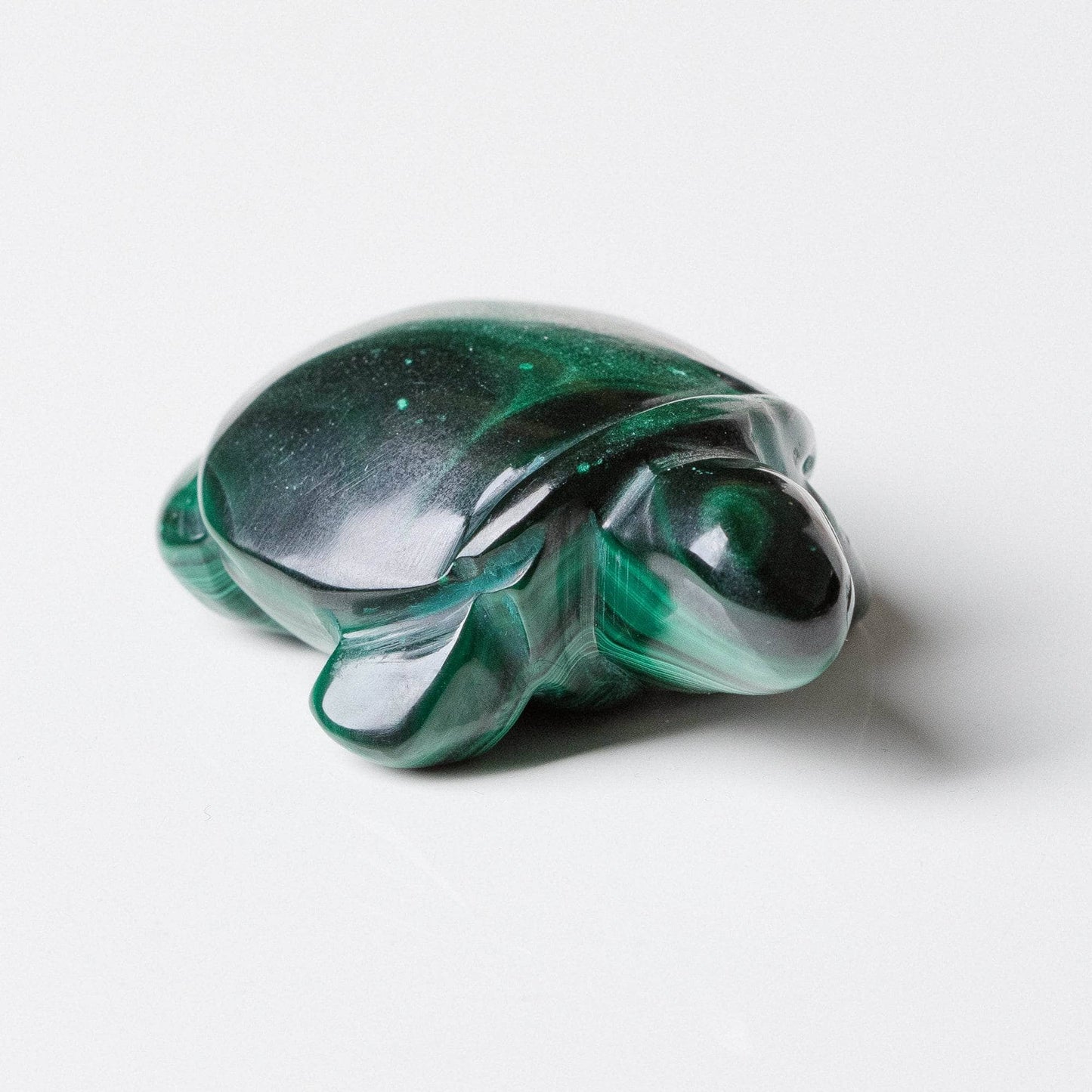 Genuine Malachite Turtles- Hand Carved - 1 of a Kind