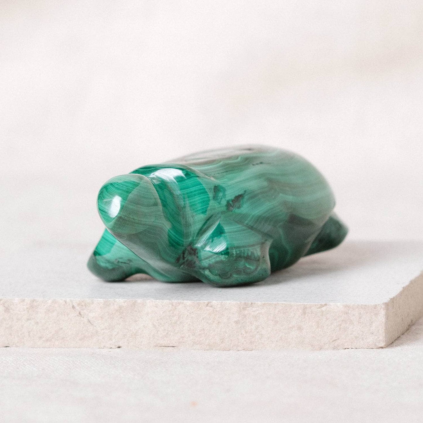 Genuine Malachite Turtles- Hand Carved - 1 of a Kind