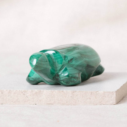 Genuine Malachite Turtles- Hand Carved - 1 of a Kind