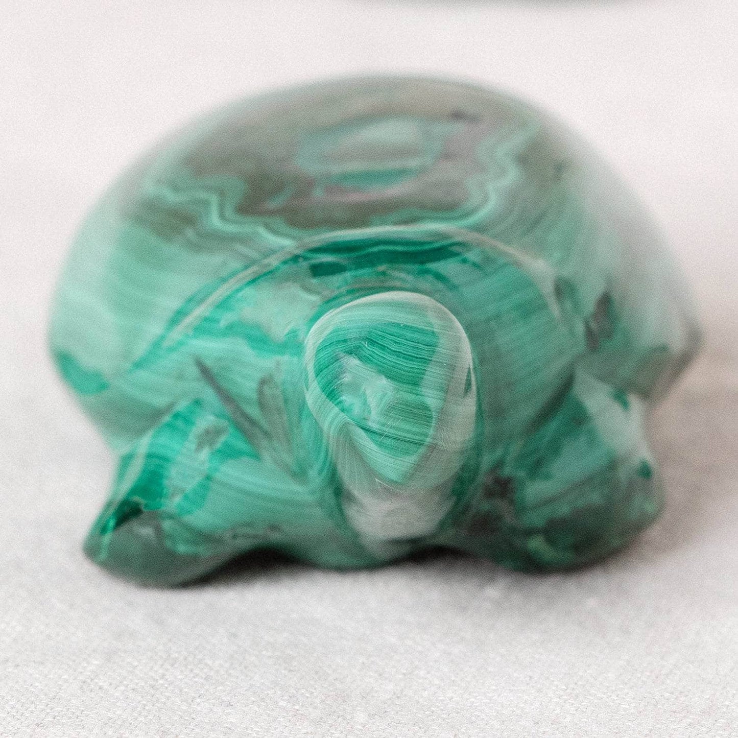 Genuine Malachite Turtles- Hand Carved - 1 of a Kind