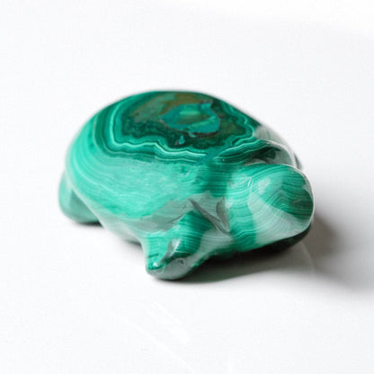Genuine Malachite Turtles- Hand Carved - 1 of a Kind