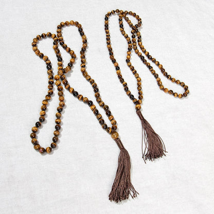 Tiger Eye Mala - High-Energy Gemstones
