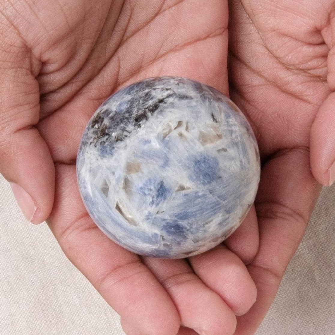 Cobalt Blue Quartz Sphere with Tripod - AAA Premium Quality