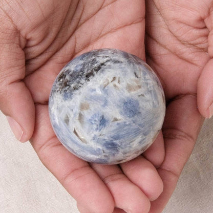 Cobalt Blue Quartz Sphere with Tripod - AAA Premium Quality