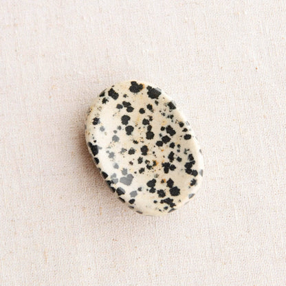 Dalmatian Jasper Worry Stone